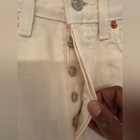 REDONE 50s Cutoffs Vintage Women’s White Shorts Size 25 - Picture 8 of 16